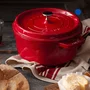 Cacarola Redonda 26cm Cereja - Staub