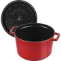 Cacarola Redonda Alta Ferro Fundido 24cm Cereja - Staub
