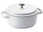 Caçarola Redonda Branca 21cm 3l - Hercules