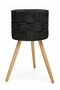 Cachepô em Palha Cestaria Transa Simples Verde 29x29x56cm - Entrecasa