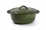 Cacorola Grande Jade em Ceramica 2,15l 27,5x13,5cm Verde Escuro - Full Fit