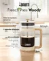 Cafeteira French Press Woody 350ml Bege - Bialetti