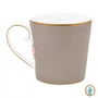 Caneca Grande Medallion Caqui Love Birds - Pip Studio