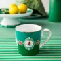 Caneca Grande Medallion Esmeralda Verde - Love Bird