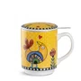 Caneca para Chá C/ Infusor 350ml Amarela Cocorico - Egan Italy
