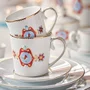 Caneca Pequena Medallion Branco