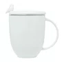 Caneca Porcelana com Tampa Infusor Birds 350ml