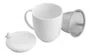 Caneca Porcelana com Tampa Infusor Birds 350ml