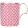Caneca Regency Damask Pink 350ml - Tea Delight