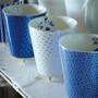 Caneca Sem Alca Dots Azul Royal
