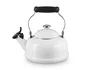 Chaleira com Apito 1,6l Pegador em aço Branca - Le Creuset