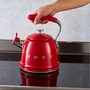 Chaleira Vermelha Retrô para Fogão - Smeg