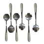 Colheres Romantique Tresor em Aço Inox 6 Peças