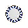Conj. 6 Pratos de Sobremesa Stripe Azul 10 Classific - Alleanza
