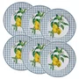Conj. 6 Pratos Rasos Amalfitana 10 Classific - Alleanza