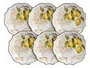 Conj. 6 Pratos Rasos Branco Toscana - Scalla
