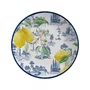 Conj. 6 Pratos Rasos Coup Azul Ana Capri - Scalla