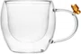 Conjunto 2 Xícaras de Café Sun Garden 80ml Vidro Borossilicato - Wolff