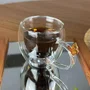 Conjunto 2 Xícaras de Café Sun Garden 80ml Vidro Borossilicato - Wolff
