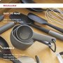 Conjunto 4 Xícaras Medidoras Confeitaria Cinza - Kitchenaid