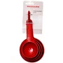 Conjunto de Medidores 4 Xícaras Confeitaria Vermelha - Kitchenaid