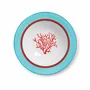 Conjunto 6 Pratos Fundo Coral - Scalla