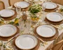 Conjunto 6 Pratos Raso Bambu Flat - Scalla