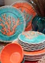 Conjunto 6 Pratos Raso Coral Mate Corali - Scalla