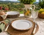 Conjunto 6 Pratos Sobremesa Bambu Flat - Scalla