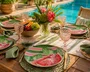 Conjunto 6 Pratos Sobremesa Frutas Melancia - Scalla