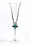 Conjunto 6 Taças Diamond Champanhe 1 Diamante Cristal - In Casa