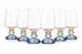 Conjunto 6 Taças Diamond Vinho 3 Diamantes Cristal - In Casa