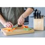 Conjunto Facas Forjadas com Cepo Afiador 12 Peças - Kitchenaid