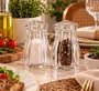 Conjunto Saleiro e Pimenteiro com Tampa Cristal Pétala - Wolff