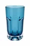 Copo Longo Acrilico Transparente Azul 8x8x14cm - Entrecasa