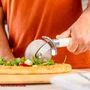 Cortador de Pizza Lâmina Inox Profissional Branco - Kitchenaid