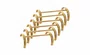 Descanso para Talheres Lorena 8cm X 4cm X 2c 6 Unidades