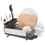Escorredor Pratos Talheres Louças Cozinha Cinza - Kitchenaid
