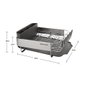 Escorredor Pratos Talheres Louças Cozinha Cinza - Kitchenaid