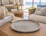 Escultura Coral Oval Resina 36,8x25x5cm