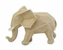 Escultura Elefante Geometrico Pequeno Resina 19,5 X 8,5 X 14CM