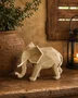 Escultura Elefante Geometrico Pequeno Resina 19,5 X 8,5 X 14CM