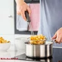 Escumadeira Inox Fritura Cozinha Cinza - Kitchenaid