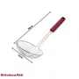Escumadeira Inox Fritura Cozinha Vermelha - Kitchenaid