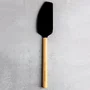 Espátula Batedora Bambu e Silicone Preto - Kitchenaid