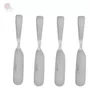 Espatula de Aco Inox Dourado 4 Unidades