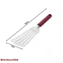 Espatula Flexivel Perfurada 32cm em Inox Vermelho - Kitchenaid