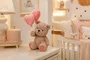 Figura Decorativa Ursinho com Balloes Teddy Charm 13,5x10