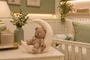 Figura Decorativa Ursinho Na Lua Teddy Charm 17x7,5x18