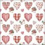 Guardanapo 33 Lovely Hearts